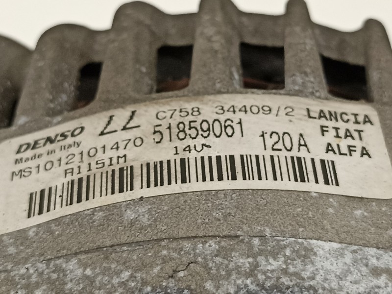 Recambio de alternador para fiat punto (evo) (199) dynamic referencia OEM IAM 51859061  