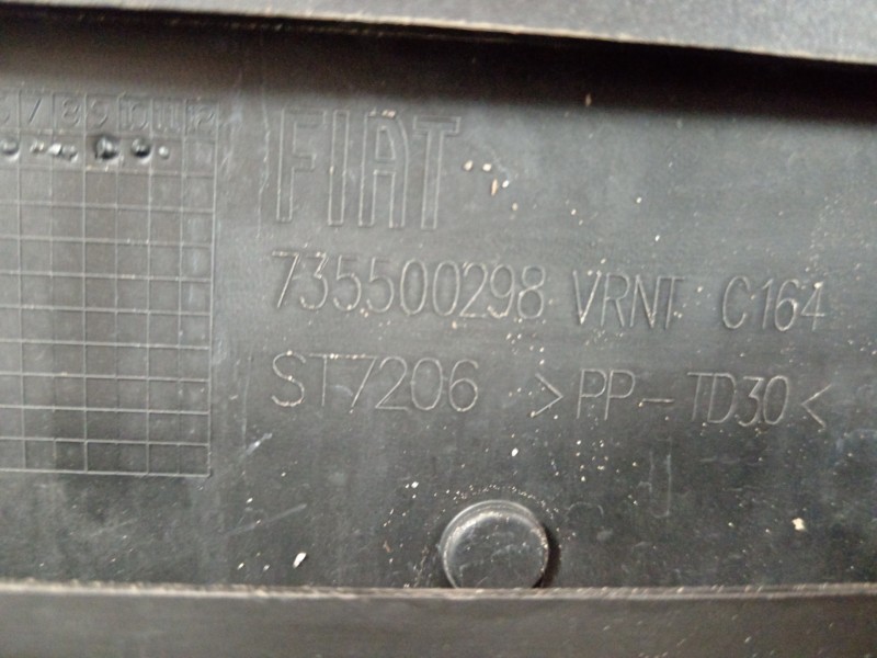 Recambio de paragolpes trasero para fiat punto (evo) (199) dynamic referencia OEM IAM 735500298  