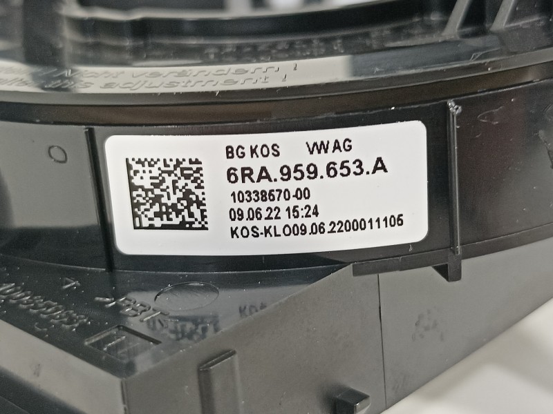 Recambio de anillo airbag para seat ibiza (kj1) fr referencia OEM IAM 6RA959653A  