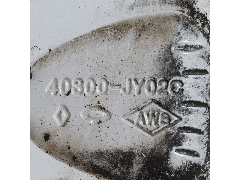 Recambio de llanta para renault koleos expression referencia OEM IAM 40300JY02C  