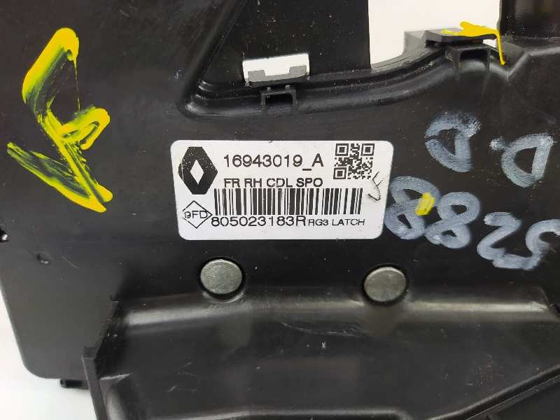 Recambio de cerradura puerta delantera derecha para renault megane iv berlina 5p limited referencia OEM IAM 805023183R 16943019A
