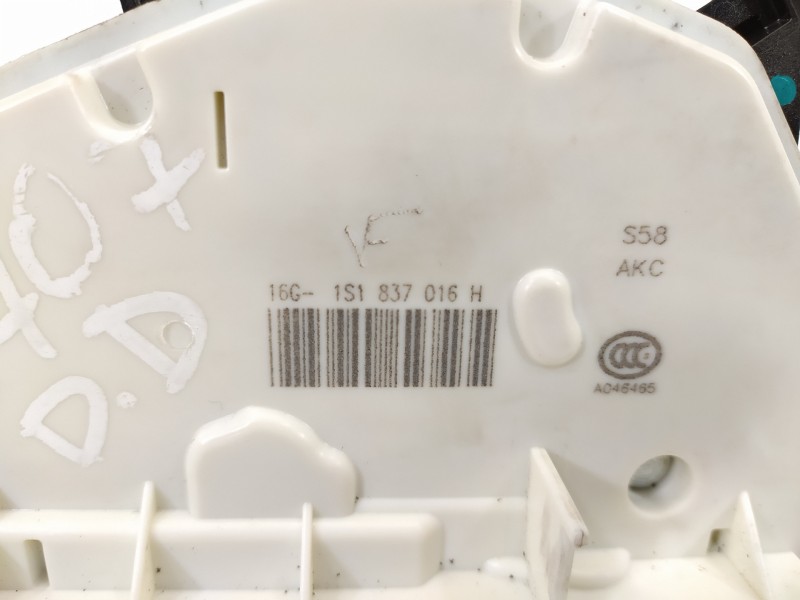 Recambio de cerradura puerta delantera derecha para seat mii (kf1) referencia OEM IAM 1S1837016H  