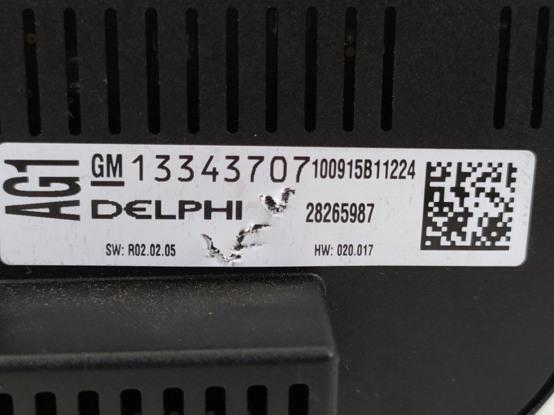 Recambio de mando climatizador para opel astra j lim. selective business referencia OEM IAM 13343707 28265987 