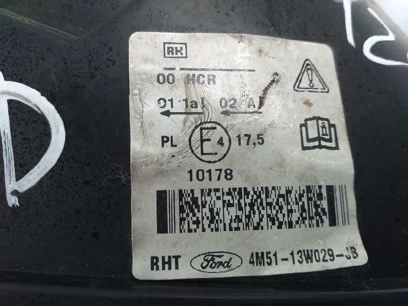 Recambio de faro derecho para ford focus berlina (cap) sport referencia OEM IAM 4M5113W029JB  