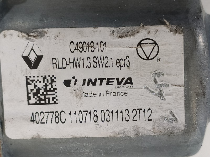 Recambio de elevalunas trasero izquierdo para renault megane iv berlina 5p limited referencia OEM IAM 827218403R  