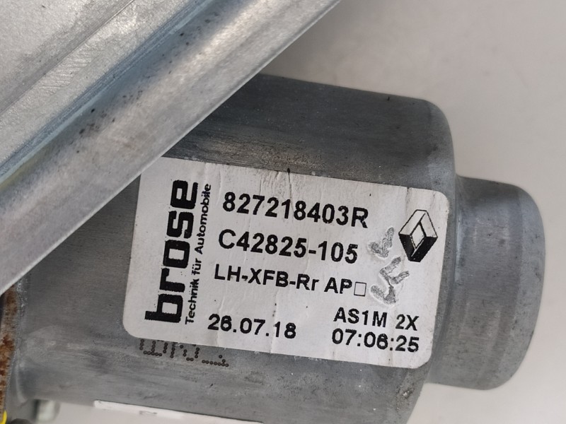 Recambio de elevalunas trasero izquierdo para renault megane iv berlina 5p limited referencia OEM IAM 827218403R  