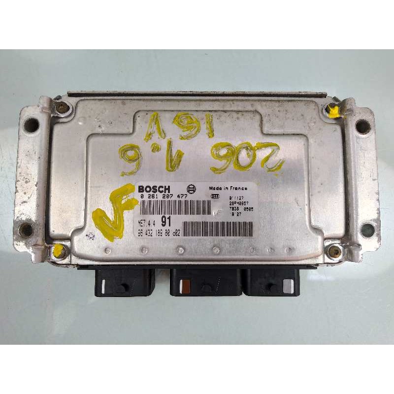 Recambio de centralita motor uce para peugeot 206 berlina xs referencia OEM IAM 9643218980 0261207477 