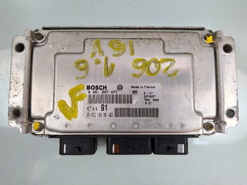 Recambio de centralita motor uce para peugeot 206 berlina xs referencia OEM IAM 9643218980 0261207477 