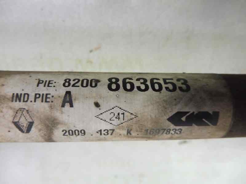 Recambio de transmision delantera izquierda para dacia sandero laureate referencia OEM IAM 8200863653  