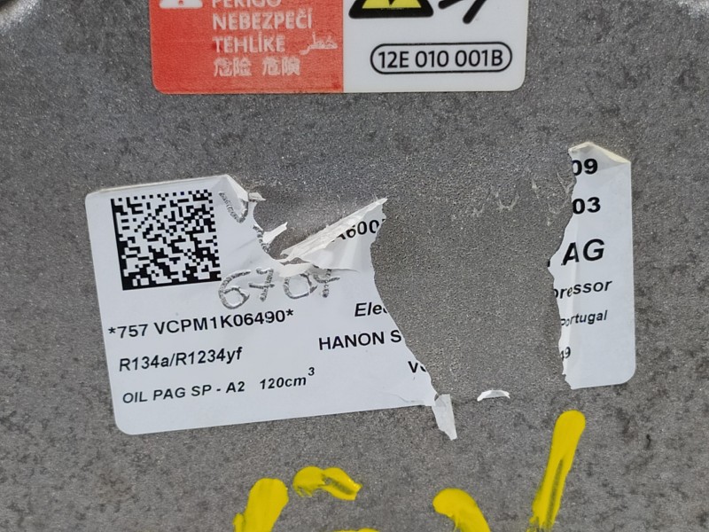 Recambio de compresor aire acondicionado para seat mii (kf1) referencia OEM IAM 5QE816803H  