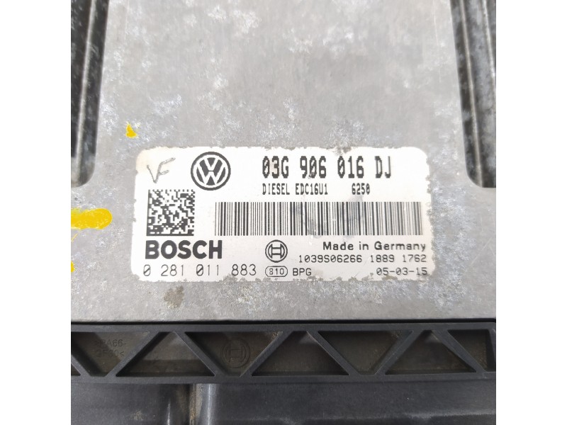 Recambio de centralita motor uce para skoda octavia berlina (1z3) active referencia OEM IAM 03G906016DJ 0281011883 