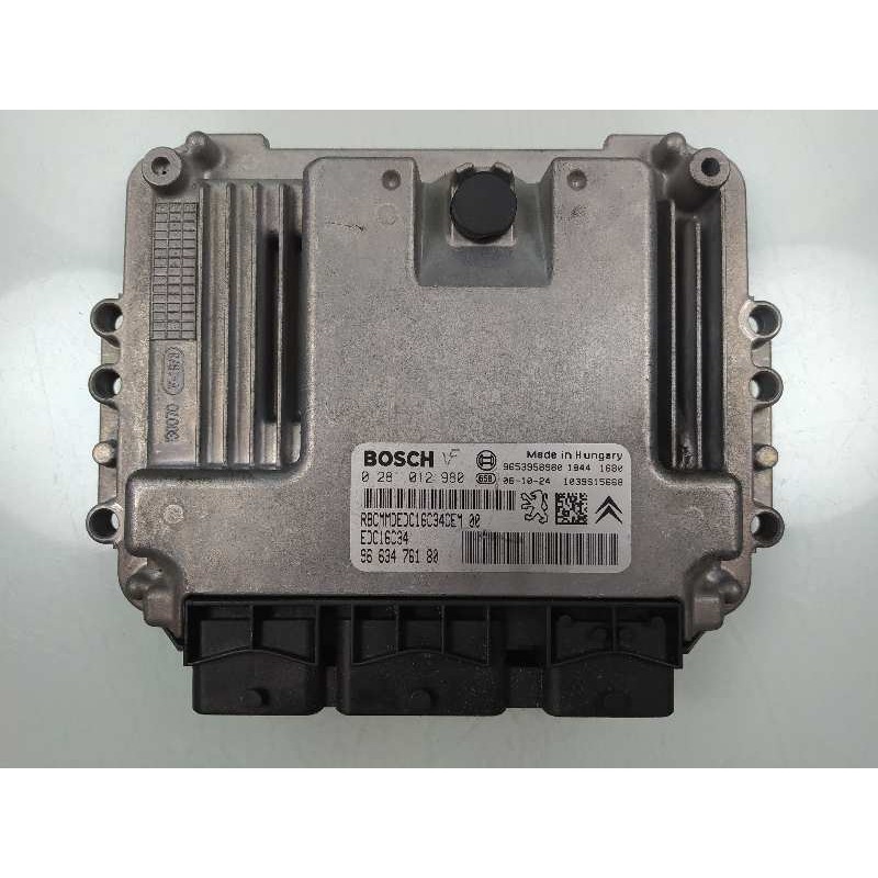 Recambio de centralita motor uce para citroën c4 grand picasso sx referencia OEM IAM 9663476180 0281012980 9653958980