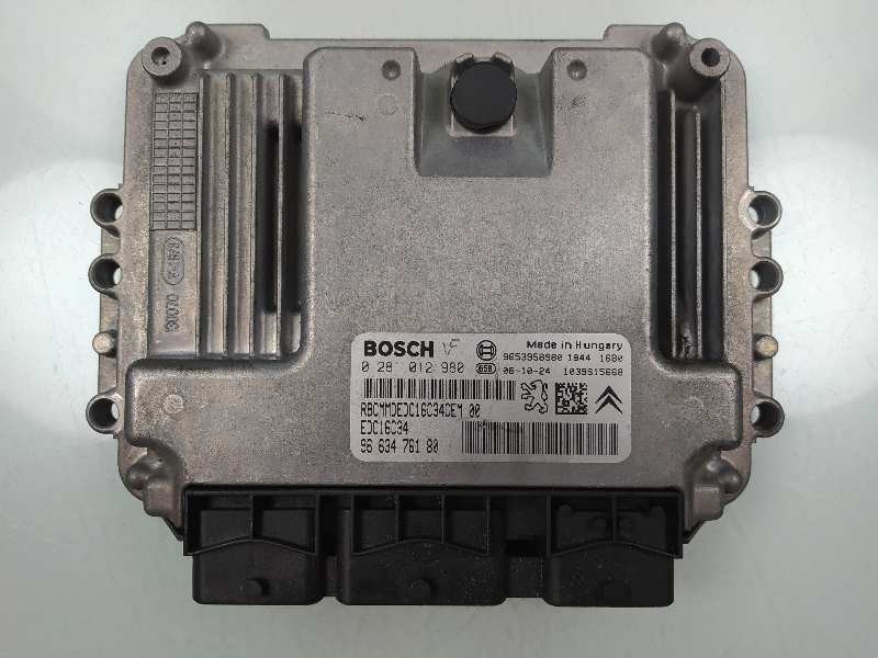 Recambio de centralita motor uce para citroën c4 grand picasso sx referencia OEM IAM 9663476180 0281012980 9653958980