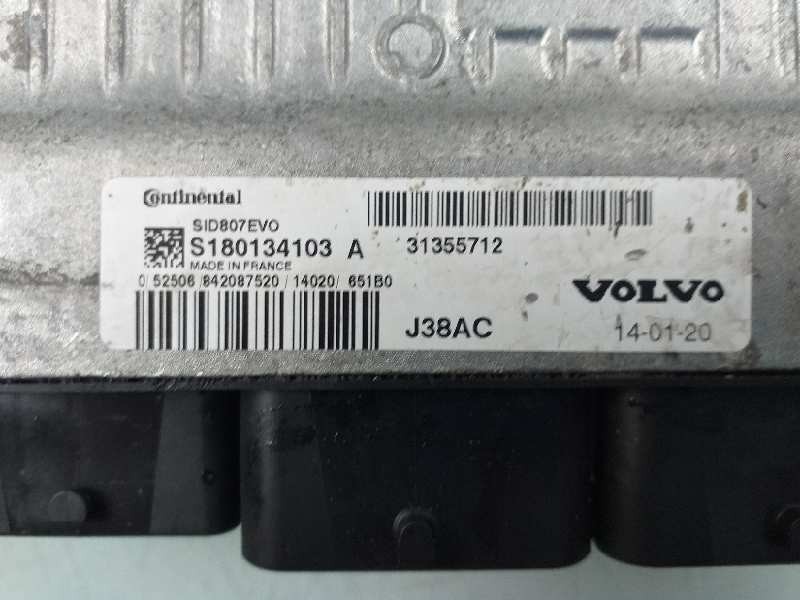 Recambio de centralita motor uce para volvo v40 r-design kinetic referencia OEM IAM 31355712 S180134103A 