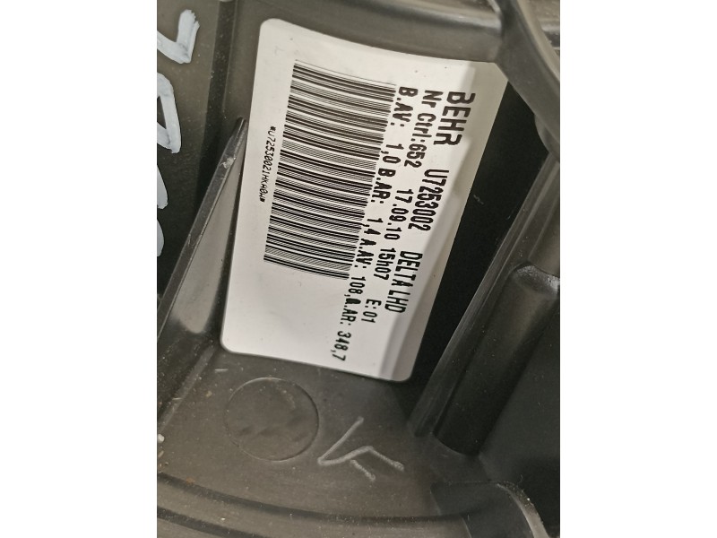 Recambio de ventilador calefaccion para opel astra j lim. selective business referencia OEM IAM U7253002  