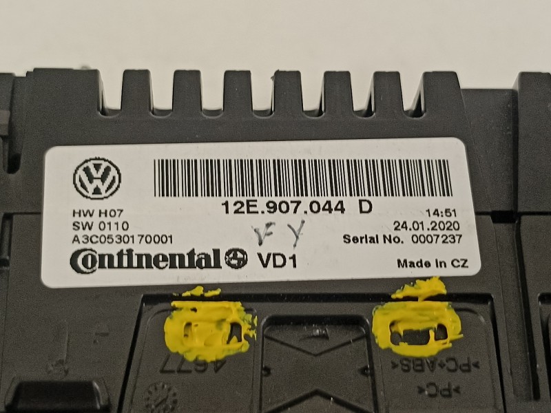 Recambio de mando climatizador para seat mii (kf1) referencia OEM IAM 12E907044D A3C0530170001 