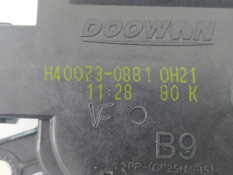 Recambio de motor apertura trampillas climatizador para kia stonic (ybcuv) drive referencia OEM IAM H400730881  