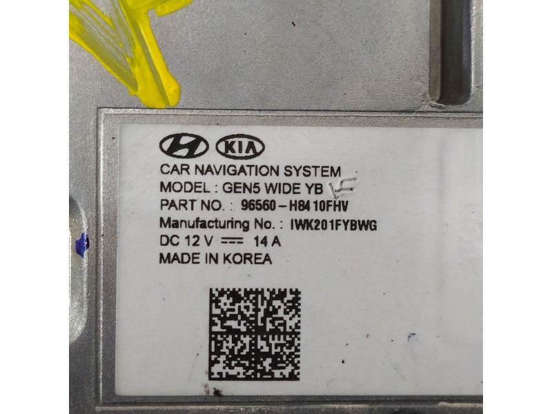 Recambio de sistema navegacion gps para kia stonic (ybcuv) drive referencia OEM IAM 96560H8410  