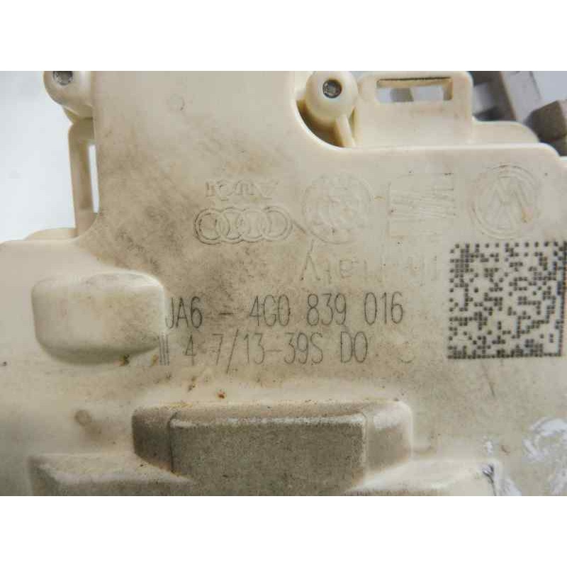 Recambio de cerradura puerta trasera derecha para audi a6 allroad quattro (4gh) 3.0 tdi referencia OEM IAM 4G0839016  