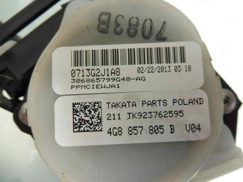 Recambio de cinturon seguridad trasero derecho para audi a6 allroad quattro (4gh) 3.0 tdi referencia OEM IAM 4G8857805B  
