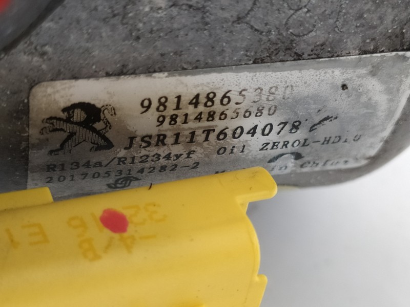 Recambio de compresor aire acondicionado para citroën c-elysée shine referencia OEM IAM 9806599380  