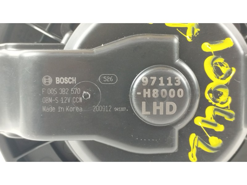 Recambio de ventilador calefaccion para kia stonic (ybcuv) drive referencia OEM IAM 97113H8000 F00S3B2570 
