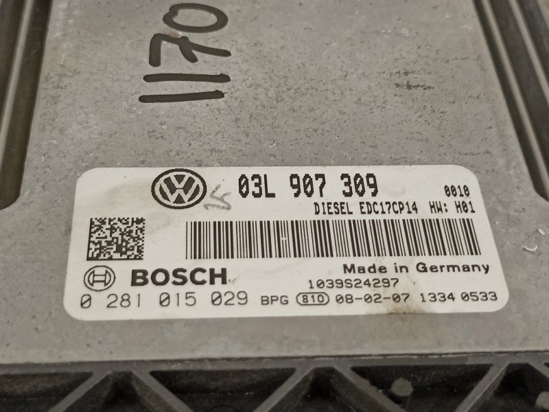 Recambio de centralita motor uce para volkswagen passat berlina (3c2) advance referencia OEM IAM 03L907309 281015029 