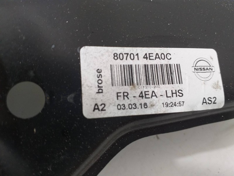 Recambio de elevalunas delantero izquierdo para nissan qashqai (j11) 360 referencia OEM IAM 807014EA0C WR18002 