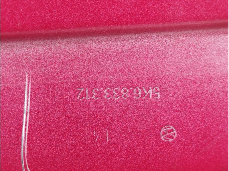 Recambio de puerta trasera derecha para volkswagen golf vi (5k1) advance referencia OEM IAM 5K6833056K  