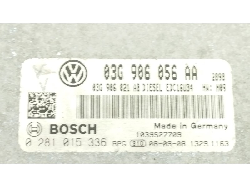 Recambio de centralita motor uce para seat leon (1p1) comfort limited referencia OEM IAM 03G906056AA 0281015336 