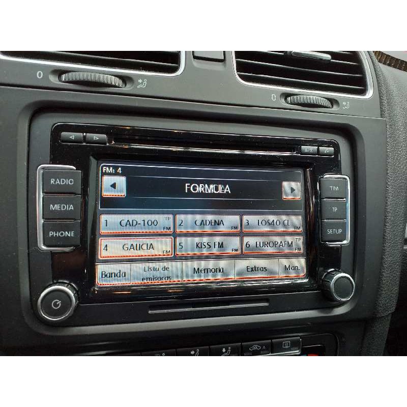 Recambio de sistema audio / radio cd para volkswagen golf vi (5k1) advance referencia OEM IAM 3C8035195  