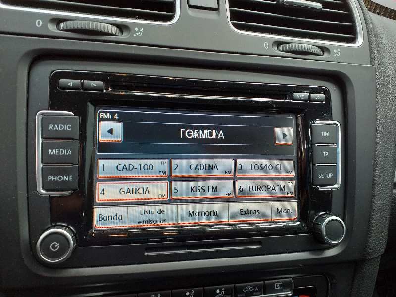 Recambio de sistema audio / radio cd para volkswagen golf vi (5k1) advance referencia OEM IAM 3C8035195  