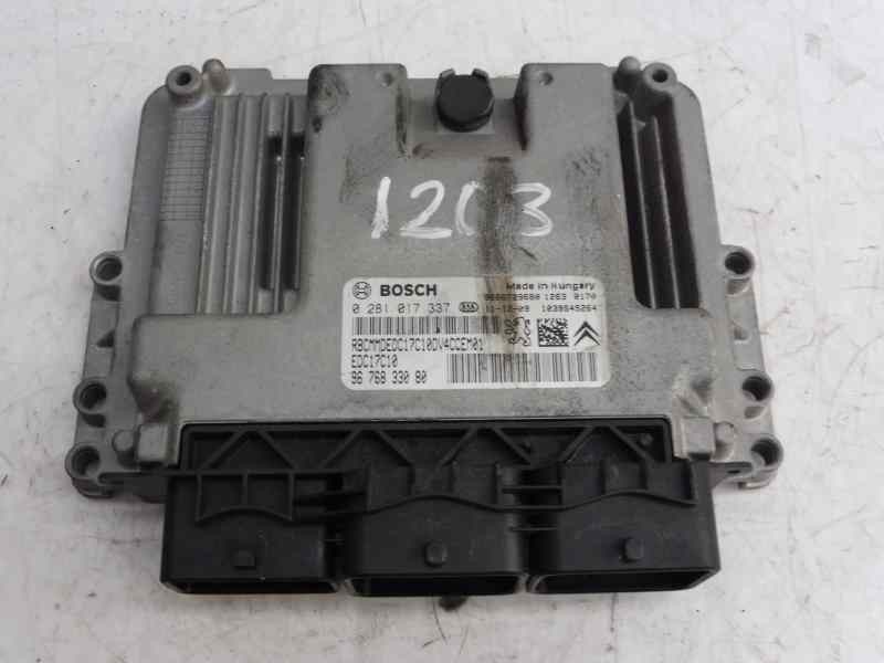 Recambio de centralita motor uce para citroën c3 attraction referencia OEM IAM 9676833080 0281017337 EDC17C10