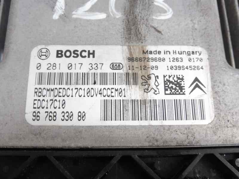 Recambio de centralita motor uce para citroën c3 attraction referencia OEM IAM 9676833080 0281017337 EDC17C10