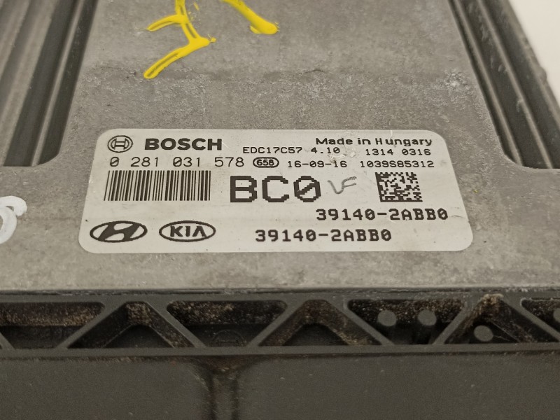 Recambio de centralita motor uce para hyundai i30 (gd) style referencia OEM IAM 391402ABB0 0281031578 