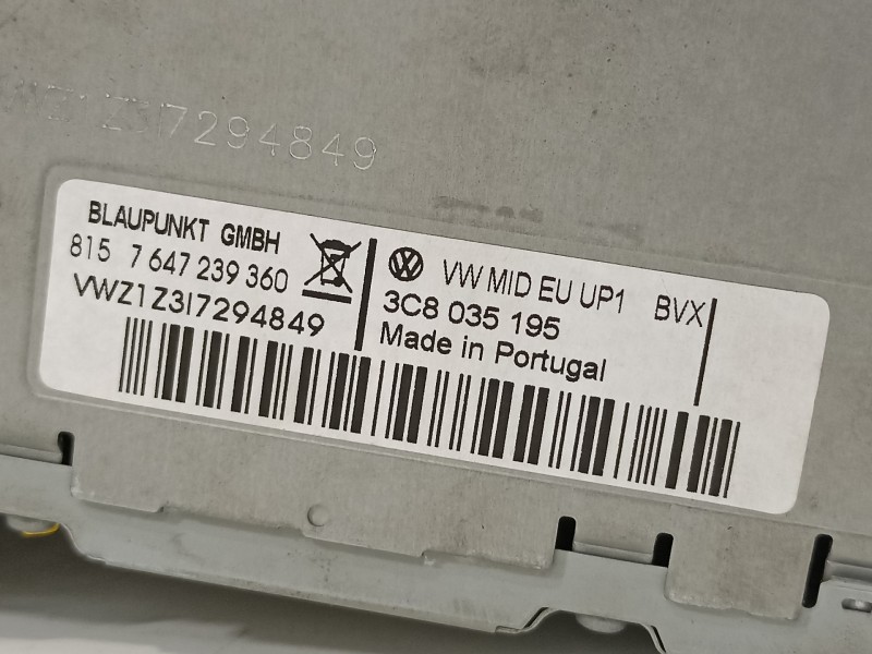 Recambio de sistema audio / radio cd para volkswagen golf vi (5k1) advance referencia OEM IAM 3C8035195  