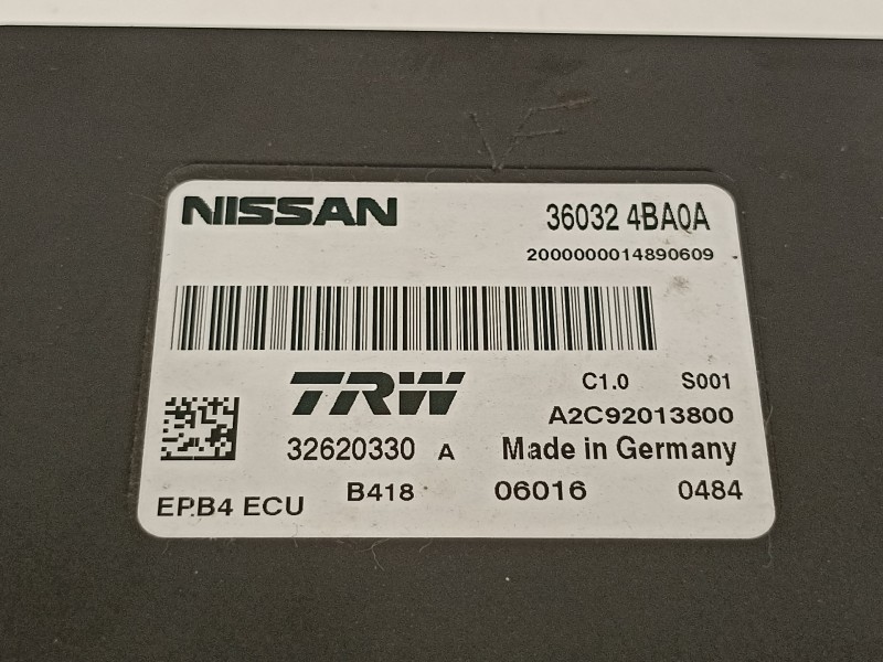 Recambio de modulo electronico para nissan qashqai (j11) 360 referencia OEM IAM 360324BA0A  