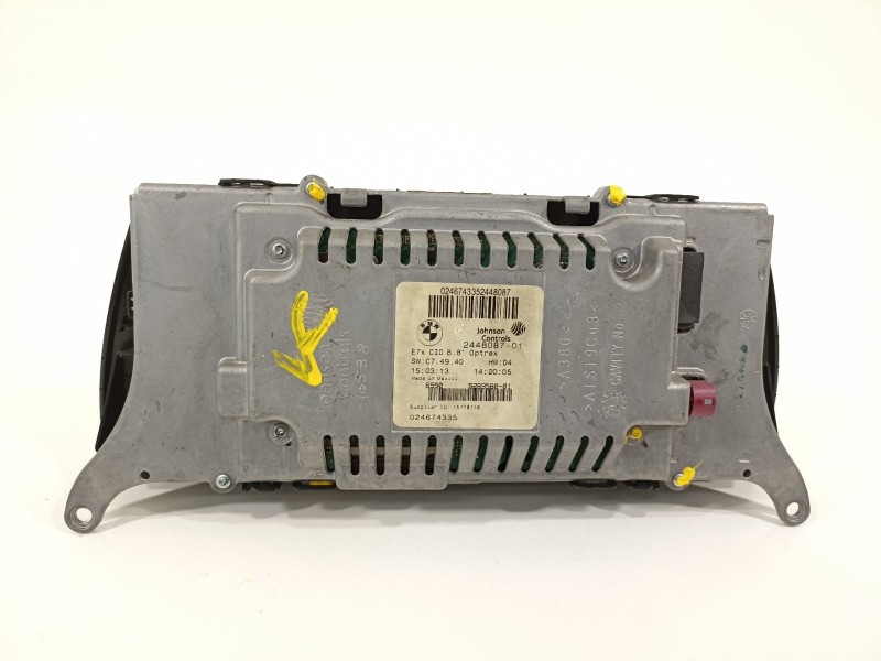 Recambio de pantalla multifuncion para bmw x5 (e70) xdrive30d referencia OEM IAM 65509289580  