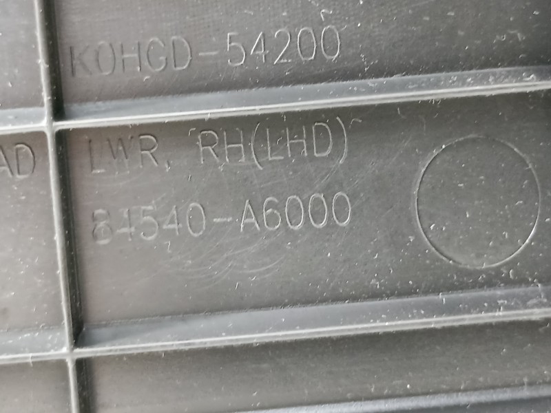 Recambio de guantera para hyundai i30 (gd) style referencia OEM IAM 84540A6000  