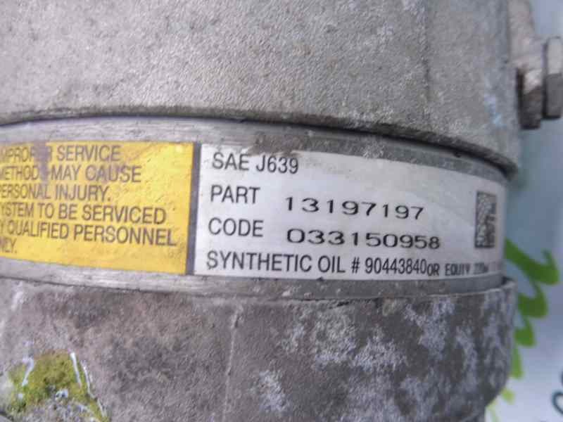 Recambio de compresor aire acondicionado para opel vectra c berlina gts referencia OEM IAM 13197197 033150958 