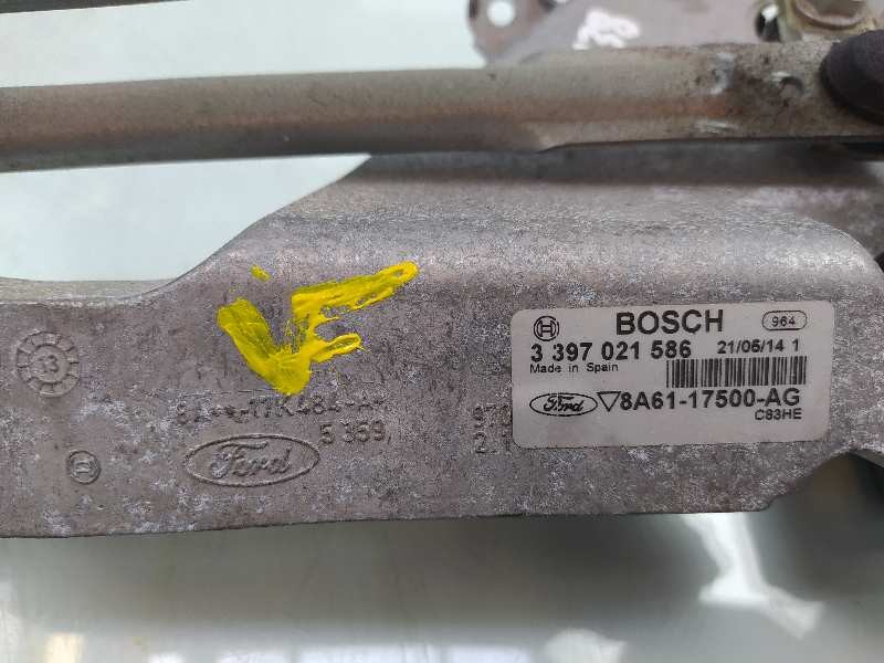 Recambio de motor limpia delantero para ford fiesta (ccn) trend referencia OEM IAM 8A6117500AG 8A6117B571AB 3397021586