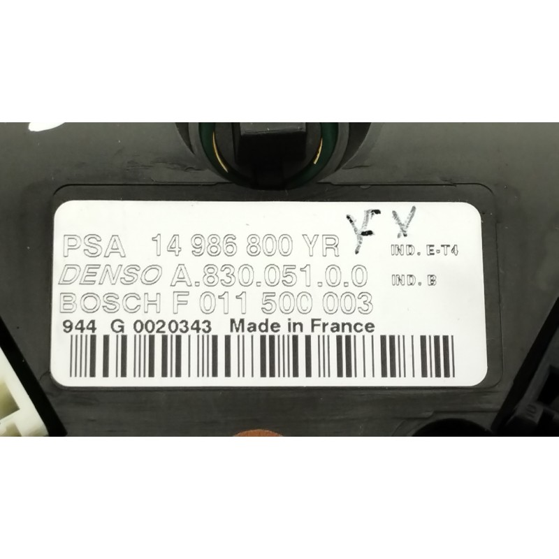 Recambio de mando climatizador para citroën c8 2.2 hdi 16v premier ii referencia OEM IAM 14986800YR A83005100 F011500003