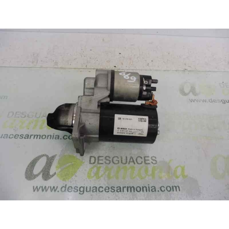 Recambio de motor arranque para opel corsa e color edition referencia OEM IAM 55578921 0001107522 