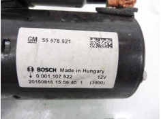 Recambio de motor arranque para opel corsa e color edition referencia OEM IAM 55578921 0001107522  2