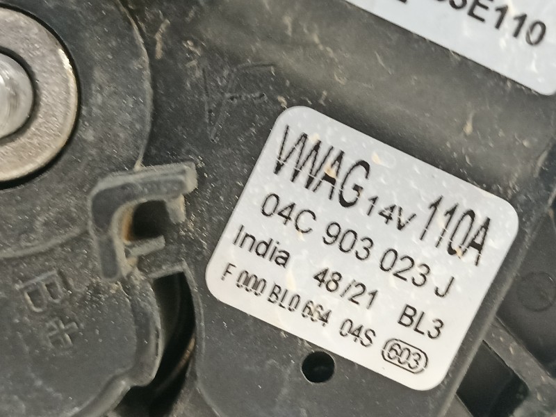 Recambio de alternador para seat arona xperience referencia OEM IAM 04C903023J  