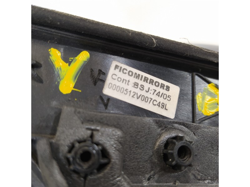Recambio de retrovisor derecho para smart coupe básico (37kw) referencia OEM IAM 0000512V007  