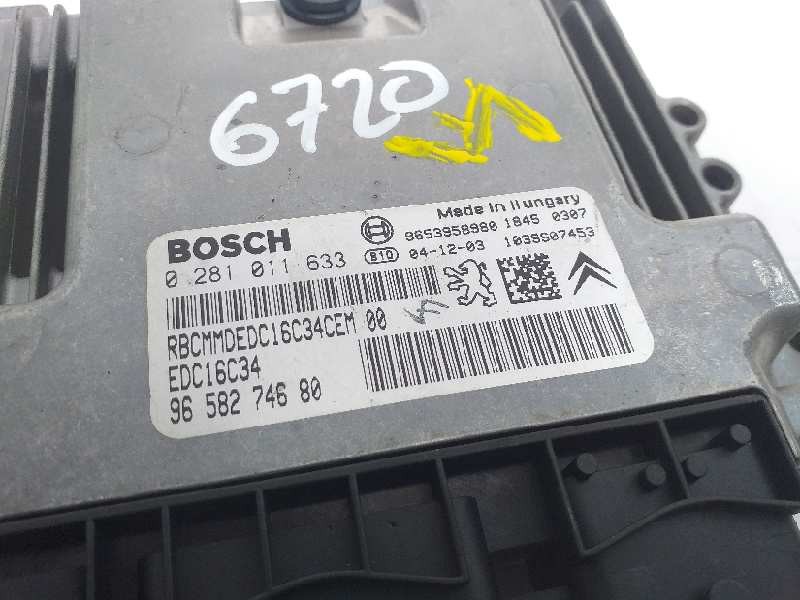 Recambio de centralita motor uce para peugeot 407 st confort referencia OEM IAM 9658274680 0281011633 