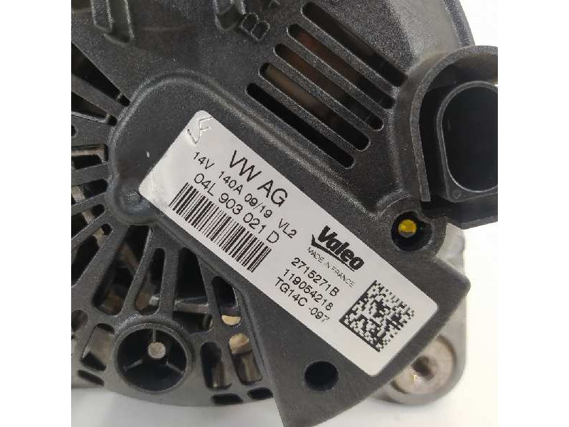 Recambio de alternador para audi a3 sportback (8vf) basic referencia OEM IAM 04L903021D TG14C097 2715271B