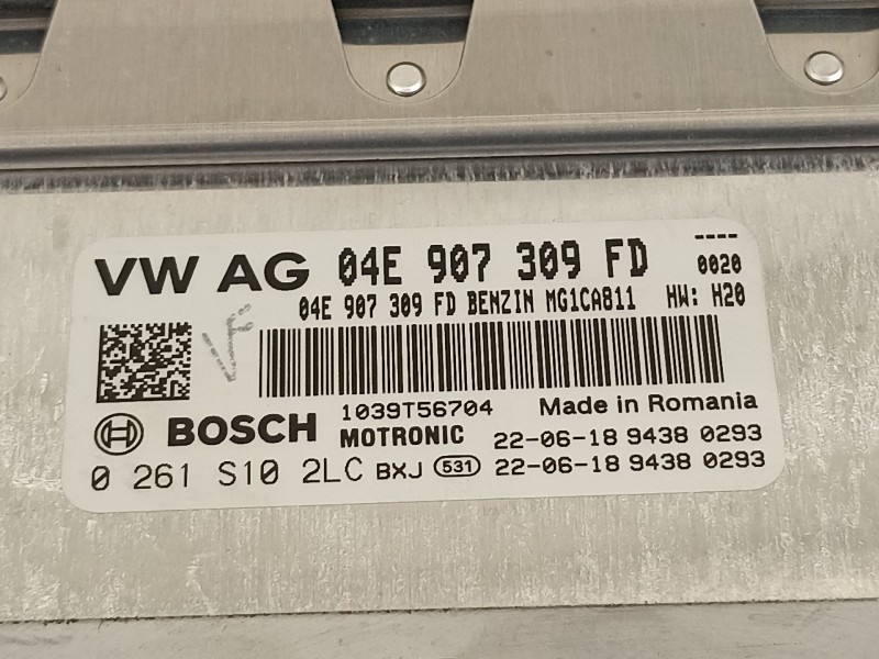 Recambio de centralita motor uce para seat arona xperience referencia OEM IAM 04E907309FD 0261S102LC 
