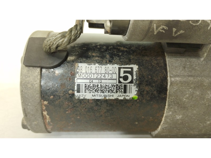 Recambio de motor arranque para citroën c3 business referencia OEM IAM 9801667780 M000T22473 